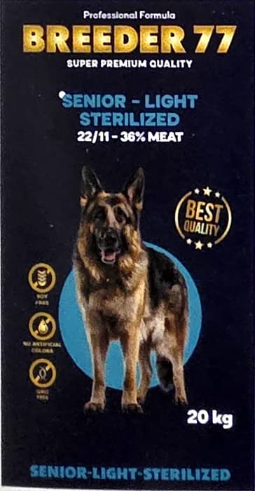 Breeder 77 Senior / Light / Sterilized 22/11