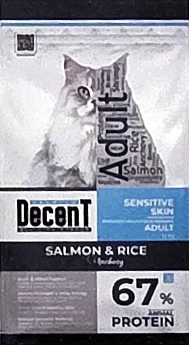 Decent Adult Sensitive Skin Σολομός & Ρύζι